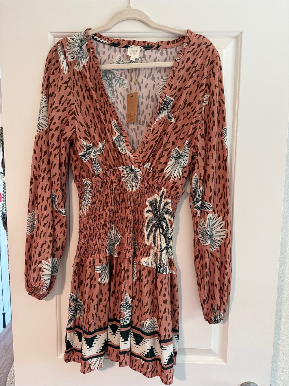 Long Sleeve Summer Dress M NWT